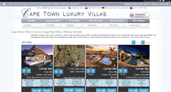 Desktop Screenshot of cape-town-luxury-villas.com